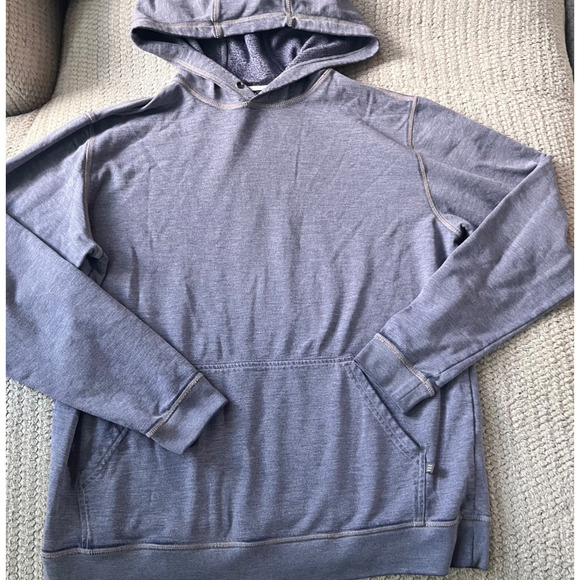 Free Fly Apparel Other - Free Fly Long Sleeve Hoodie Size M Blue Bamboo Front Pocket Lightweight Mens